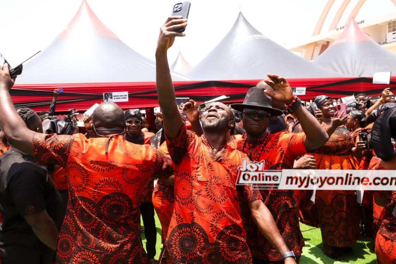 Ghanaians gather at Independence Square for Daddy Lumba’s one-week celebration