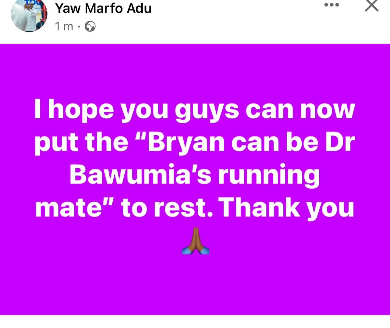 Bryan Acheampong condemned for using 'tribal politics' against Bawumia's candidature