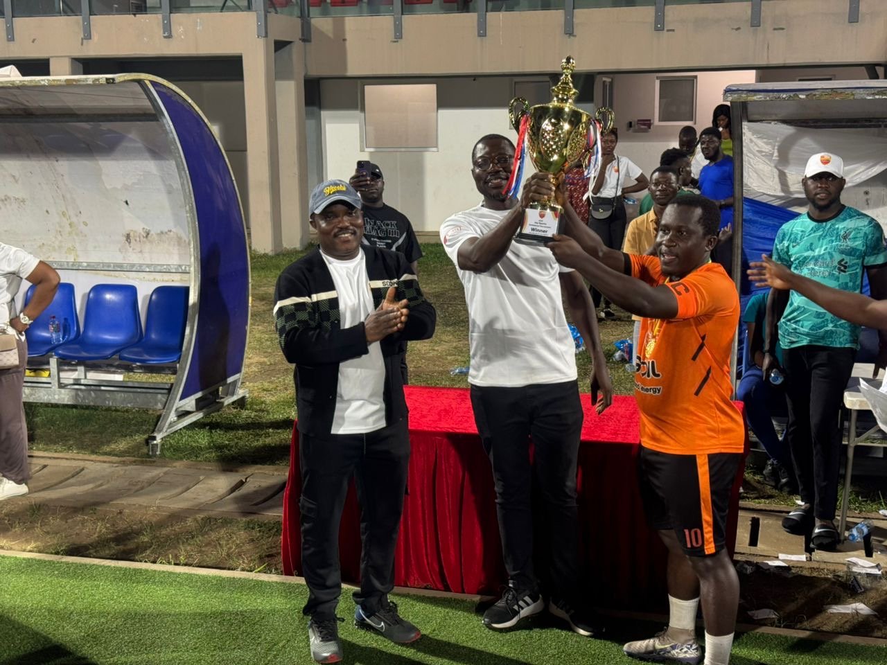 GOIL PLC clinches football trophy at 2025 JoySports Invitational Tournament