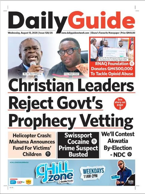 Today's Front pages: Wednesday, August 13, 2025