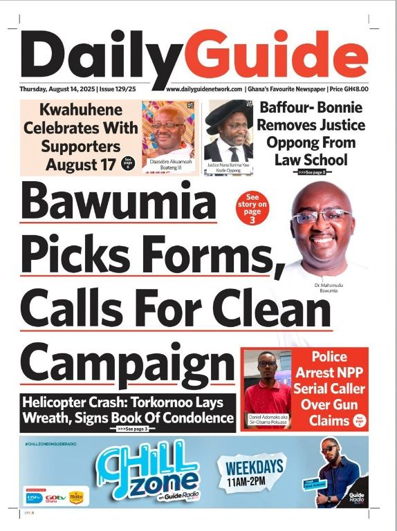 Today's Front pages: Thursday, August 24, 2025