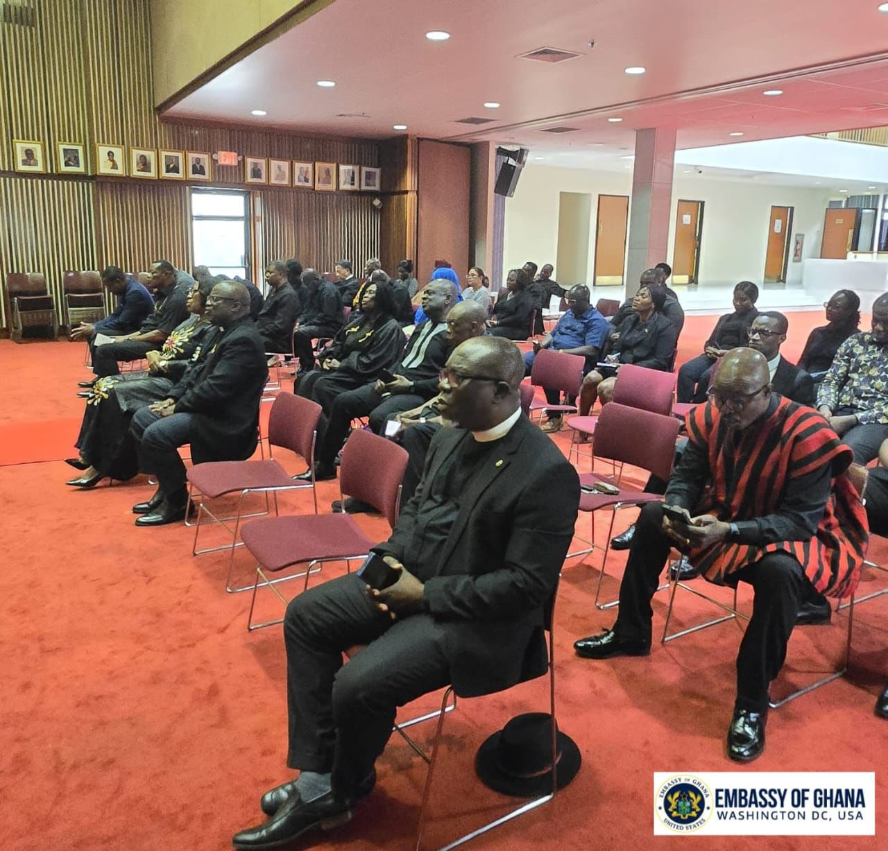 Ghana Embassy in Washington holds memorial service for helicopter crash victims