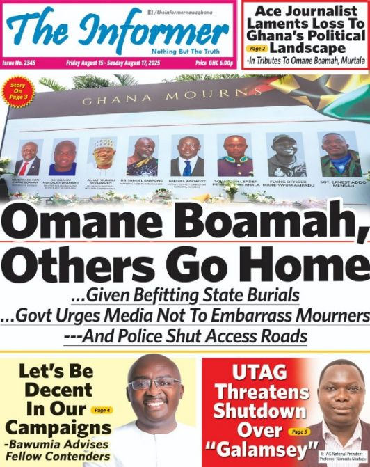 Today's Front pages: Friday, August 15, 2025