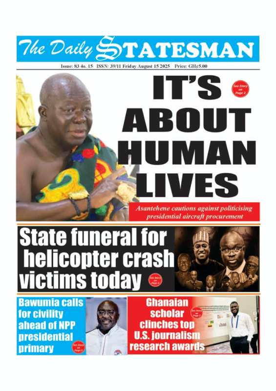 Today's Front pages: Friday, August 15, 2025