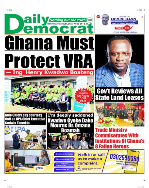 Today's Front pages: Monday, August 18, 2025