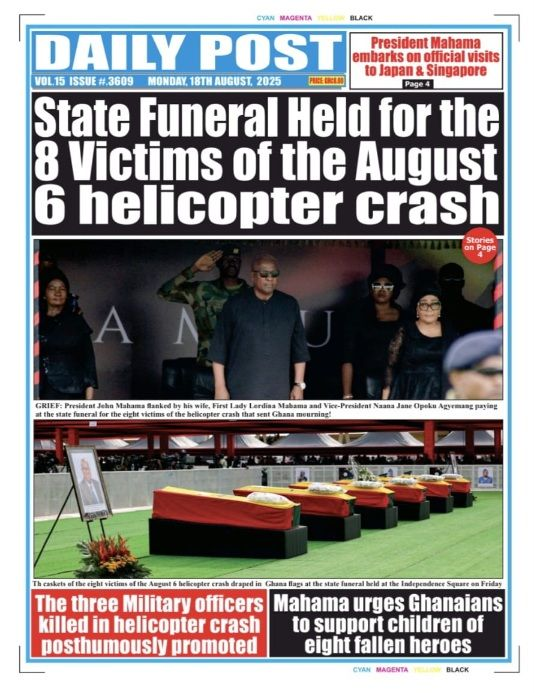 Today's Front pages: Monday, August 18, 2025