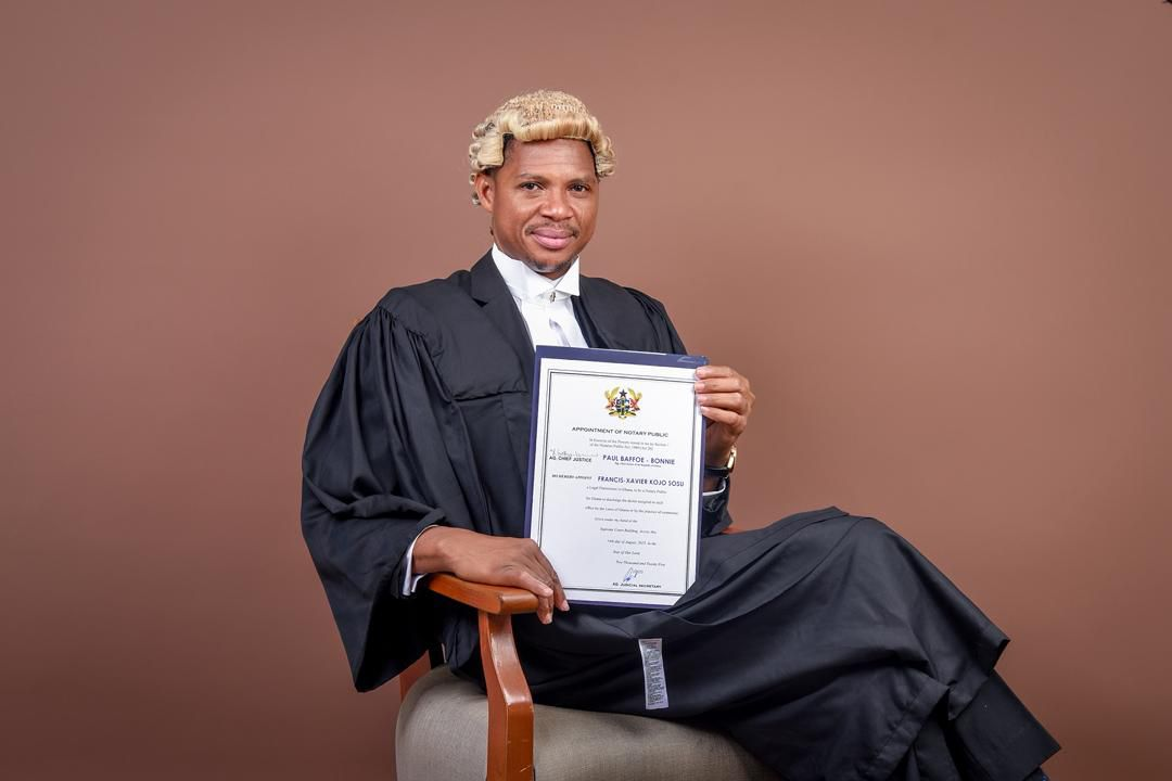 Madina MP Sosu appointed Notary Public
