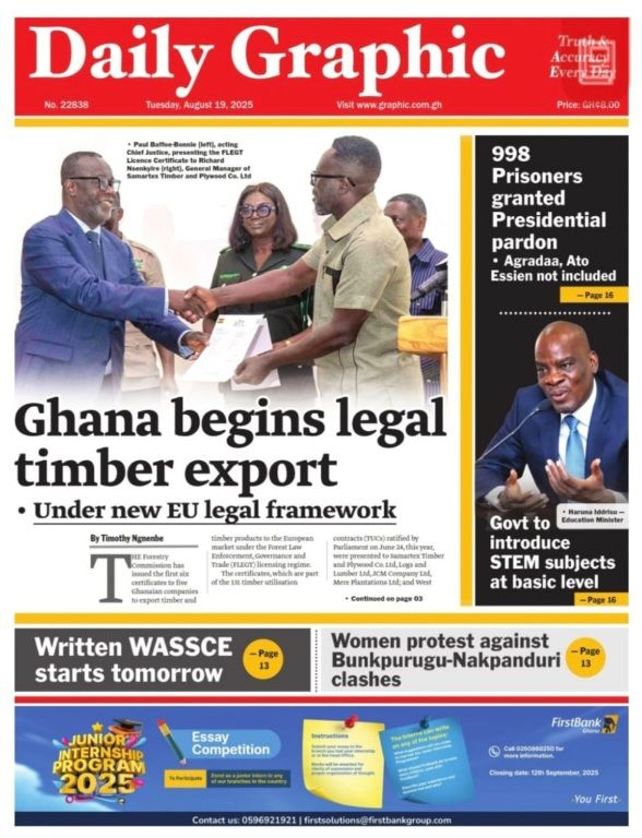 Today's Front pages: Tuesday, August 19, 2025