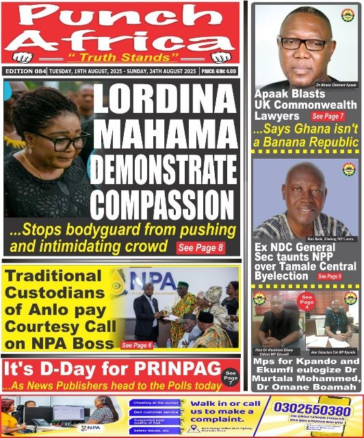 Today's Front pages: Tuesday, August 19, 2025