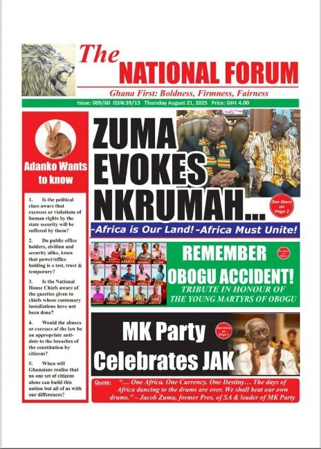 Today's Front pages: Thursday, August 21, 2025