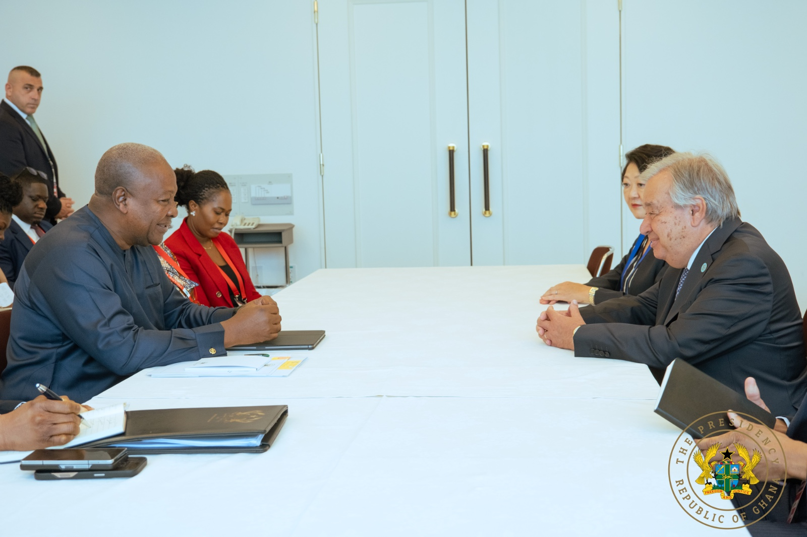 President Mahama engages UN Secretary-General at TICAD-9 in Yokohama
