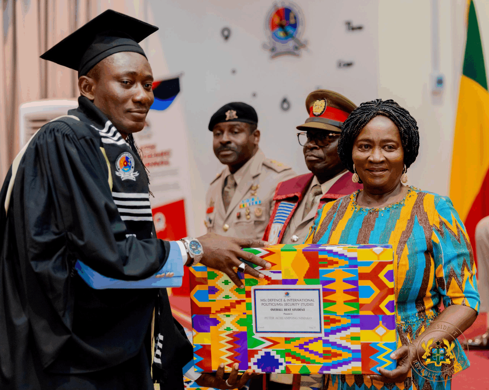 Veep Opoku-Agyemang sommends GAF Command and Staff College for innovation in security training