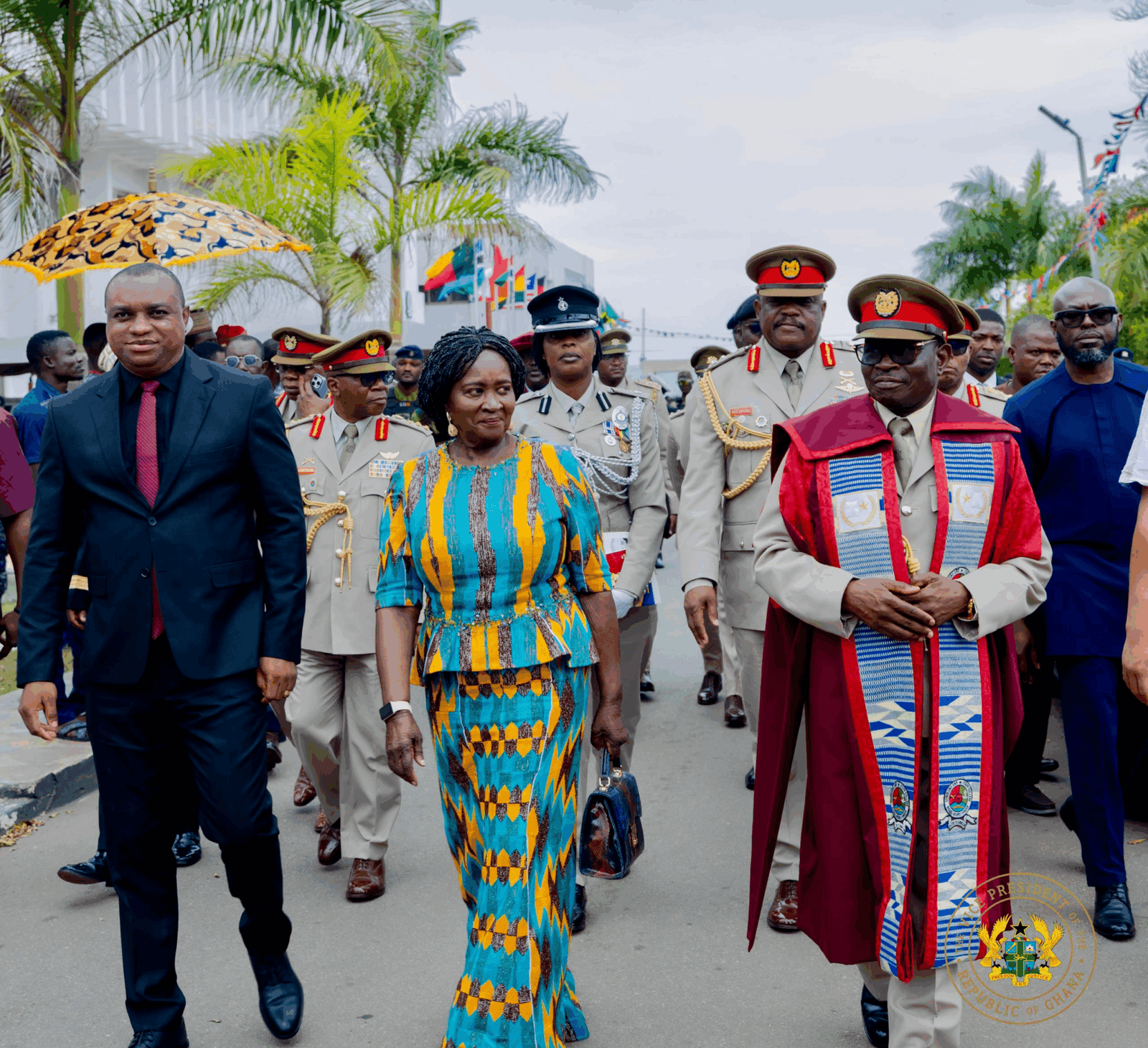 Veep Opoku-Agyemang sommends GAF Command and Staff College for innovation in security training
