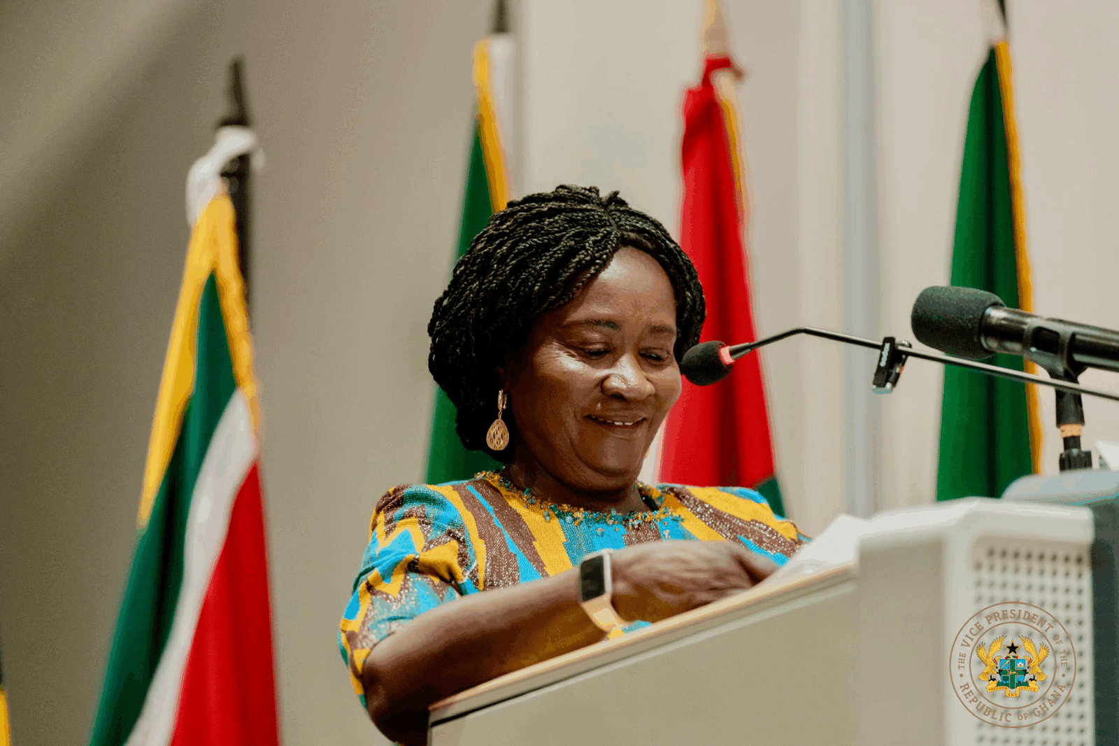 Veep Opoku-Agyemang sommends GAF Command and Staff College for innovation in security training