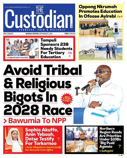 Today's Front pages: Monday, August 25, 2025