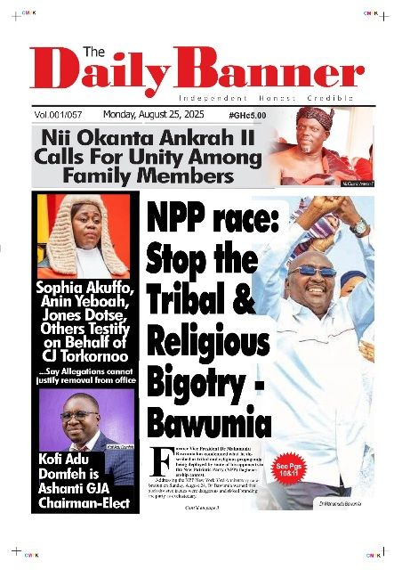 Today's Front pages: Monday, August 25, 2025