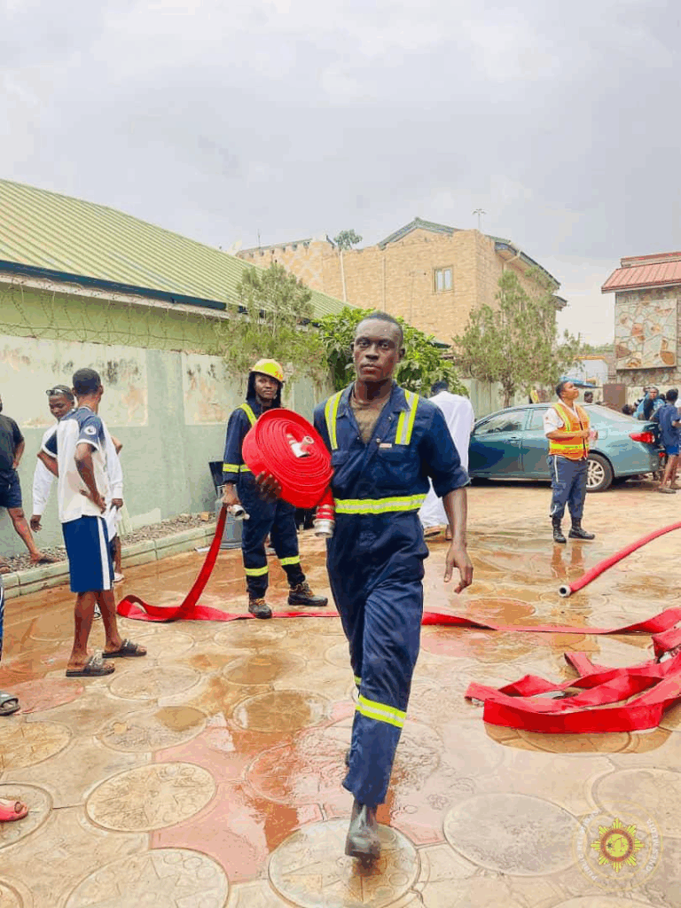 Fire engulfs two-storey apartment at Lakeside Estate