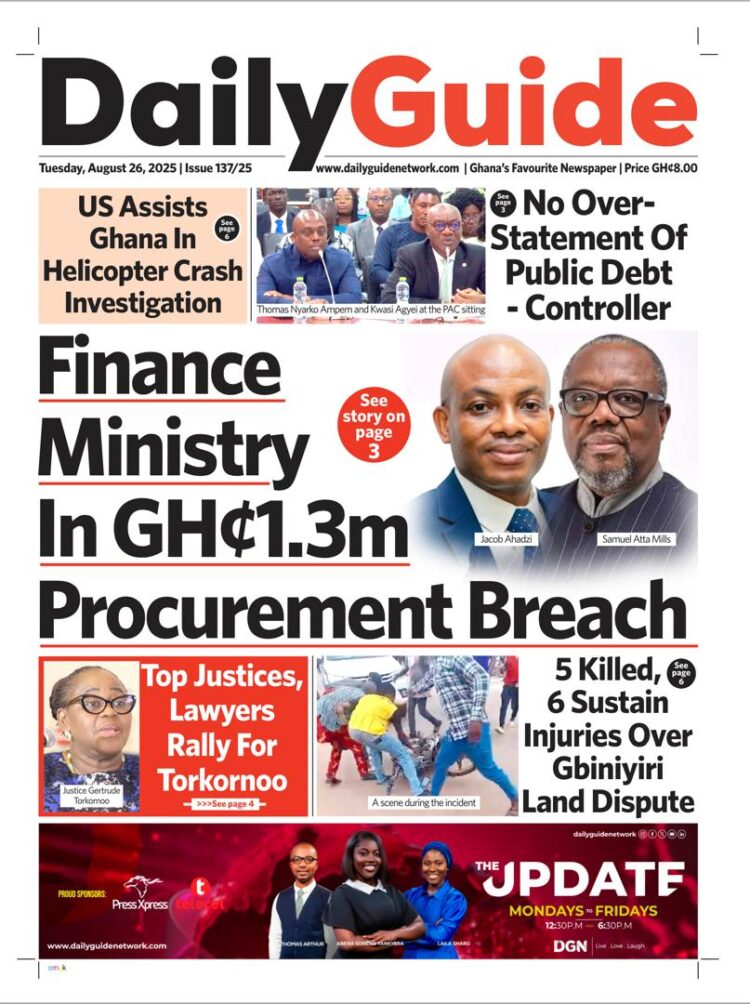 Today's Front pages: Tuesday, August 26, 2025