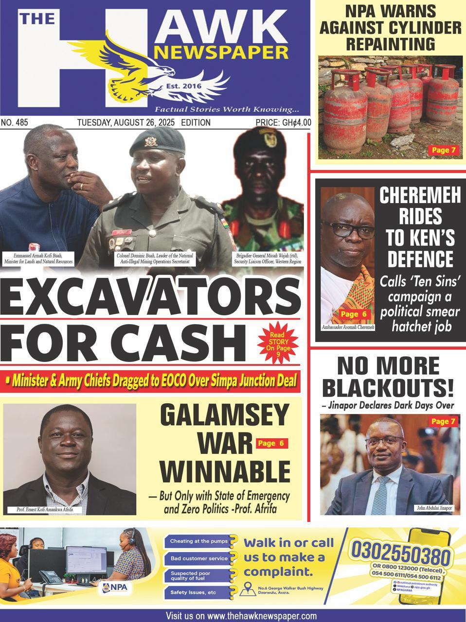 Today's Front pages: Tuesday, August 26, 2025