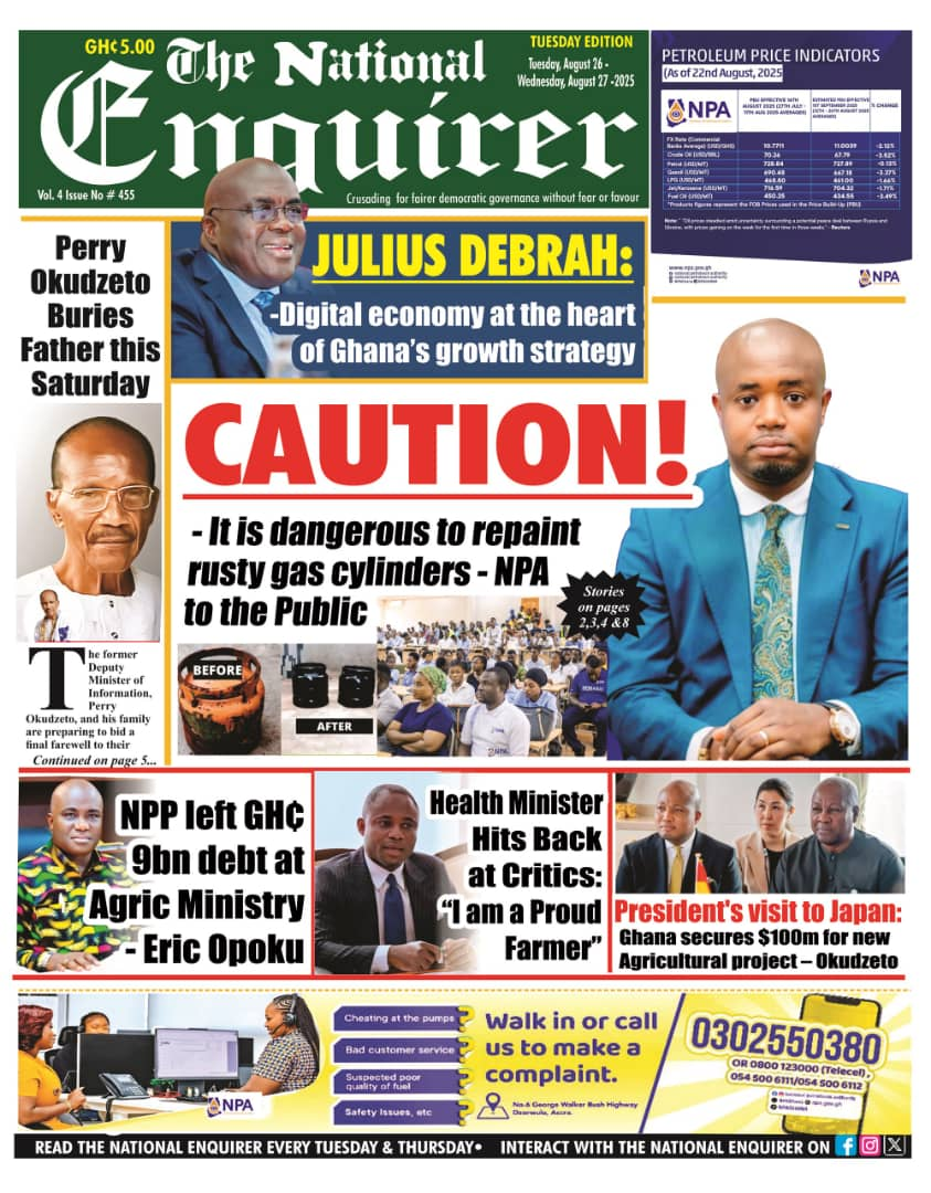 Today's Front pages: Tuesday, August 26, 2025