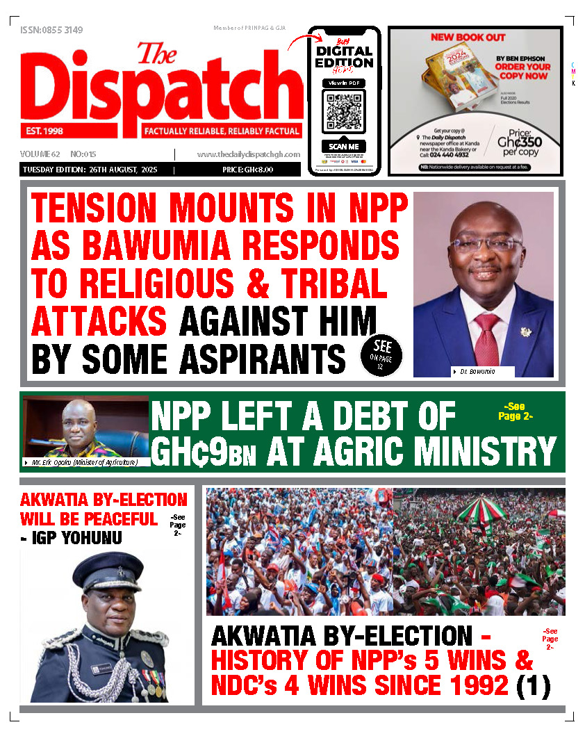 Today's Front pages: Tuesday, August 26, 2025