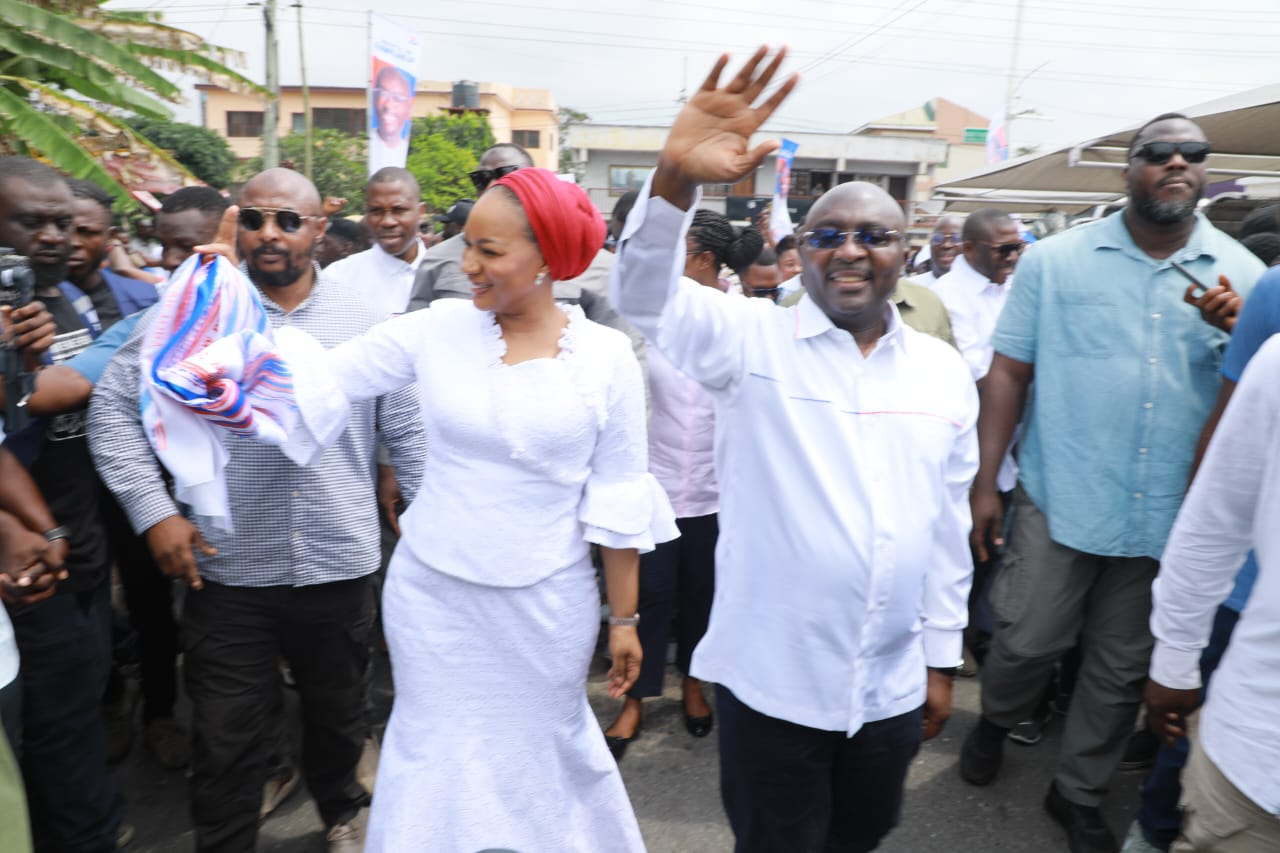 Photos: Arrival of Bawumia at NPP HQ ahead of filing