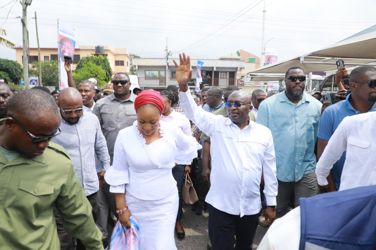 Photos: Arrival of Bawumia at NPP HQ ahead of filing