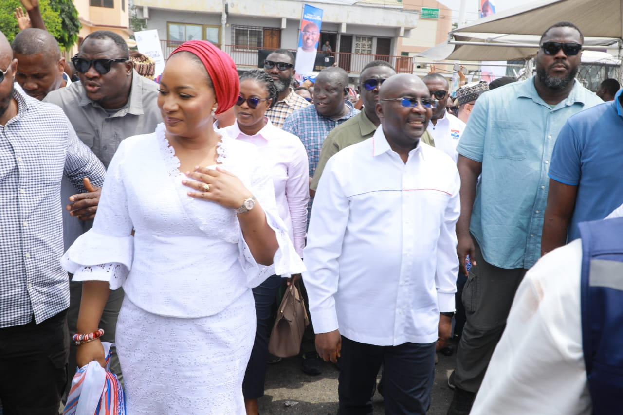 Photos: Arrival of Bawumia at NPP HQ ahead of filing