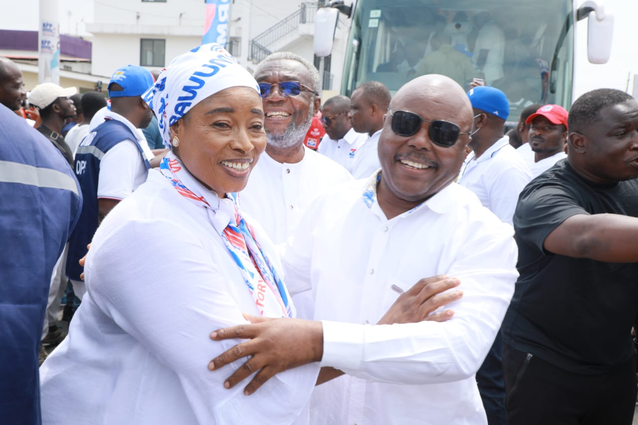 Photos: Arrival of Bawumia at NPP HQ ahead of filing