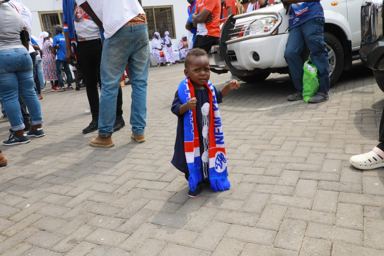 Photos: Arrival of Bawumia at NPP HQ ahead of filing
