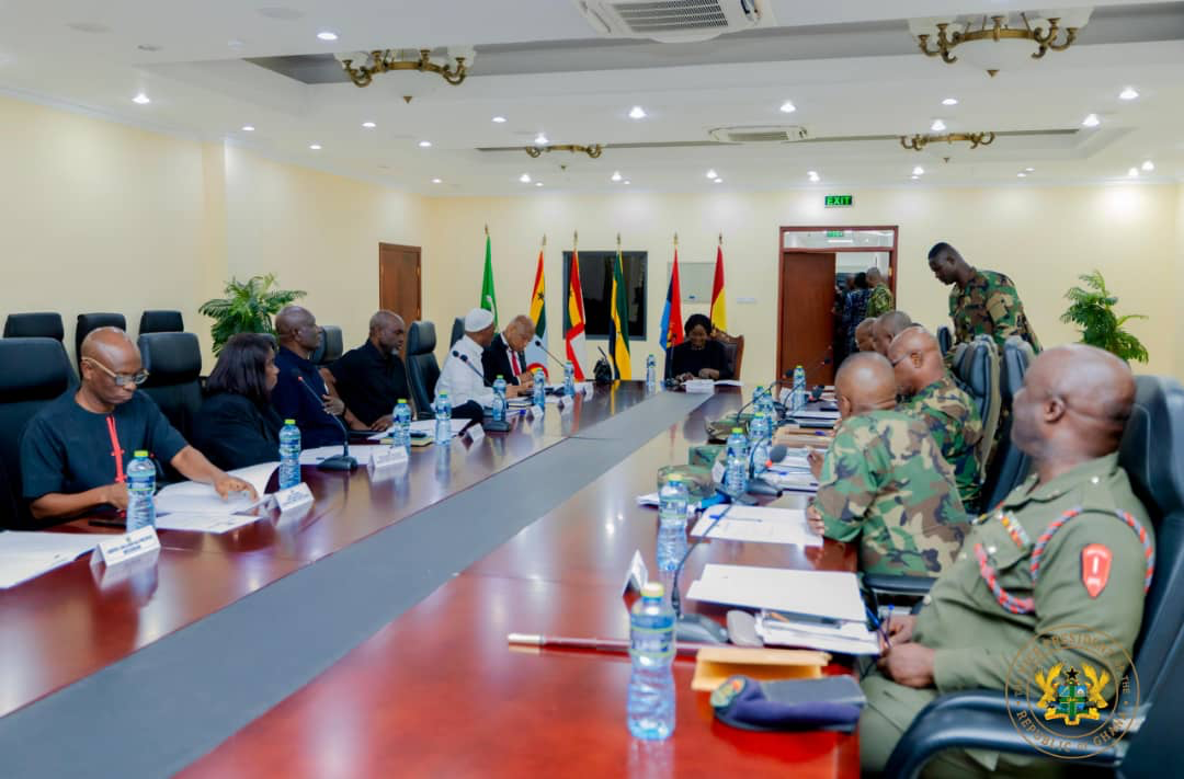 Armed Forces Council Chair Prof Opoku-Agyemang prays for comfort for families of fallen heroes