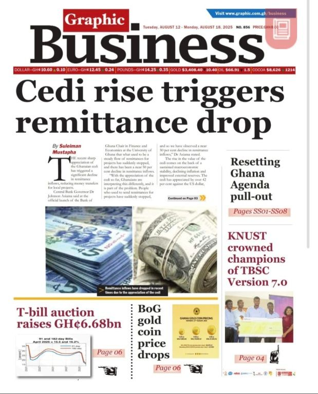 Today’s Front pages: Tuesday, August 12, 2025