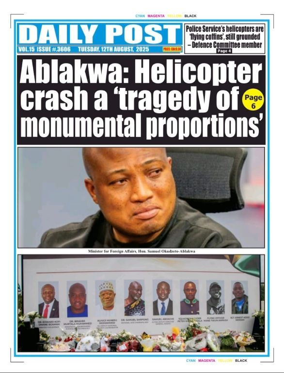 Today’s Front pages: Tuesday, August 12, 2025