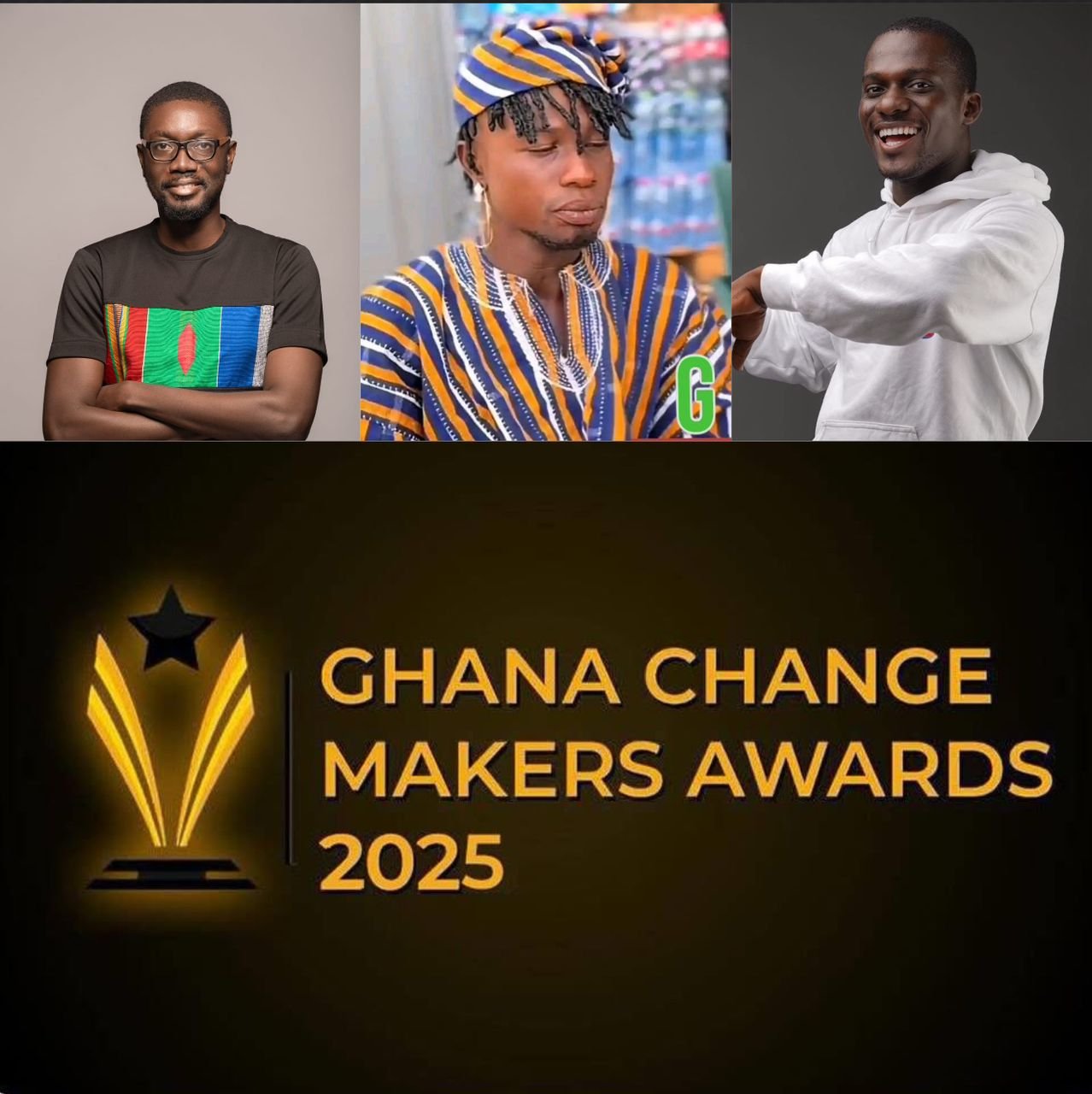 Ghana Change Makers Awards 2025 unveils nominees; Ameyaw Debrah, ZionFelix, Killer Ntua and others nominated 