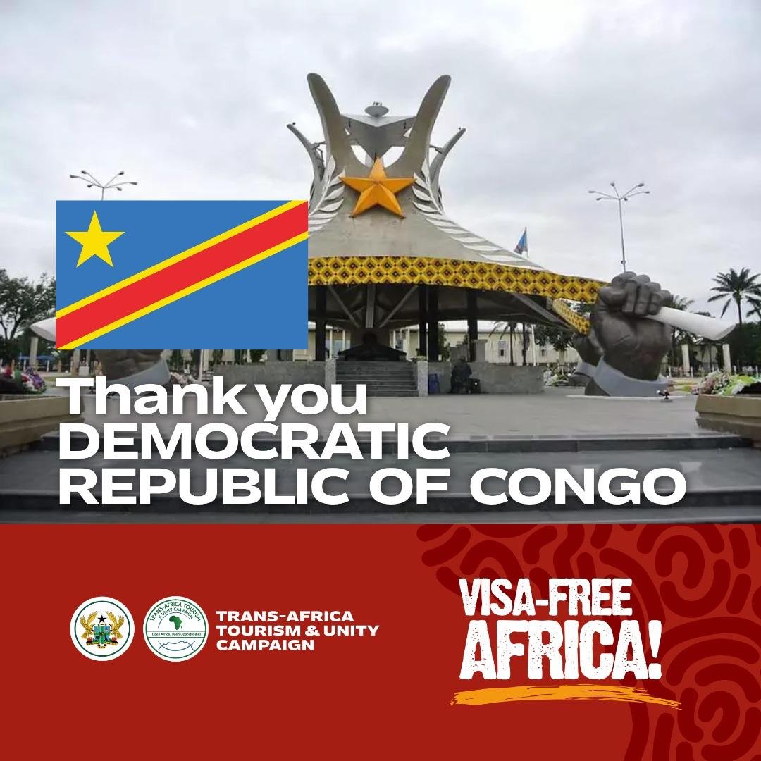 DR Congo endorses Trans Africa Tourism and Unity Campaign to boost visa-free travel across continent