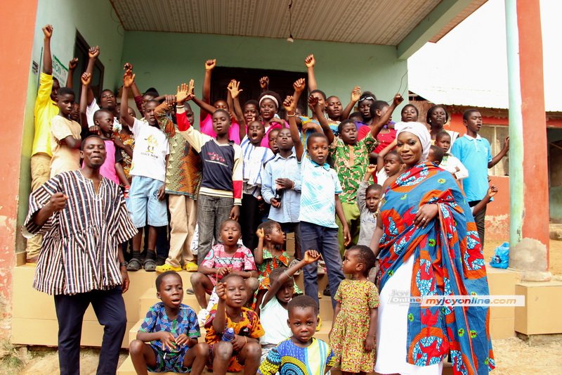 Kyekyewere Mawerehemaa celebrates birthday at orphanage