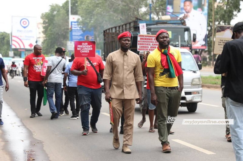 Photos: #StopGalamseyNow protest enters day two Photos: #StopGalamseyNow protest enters day two