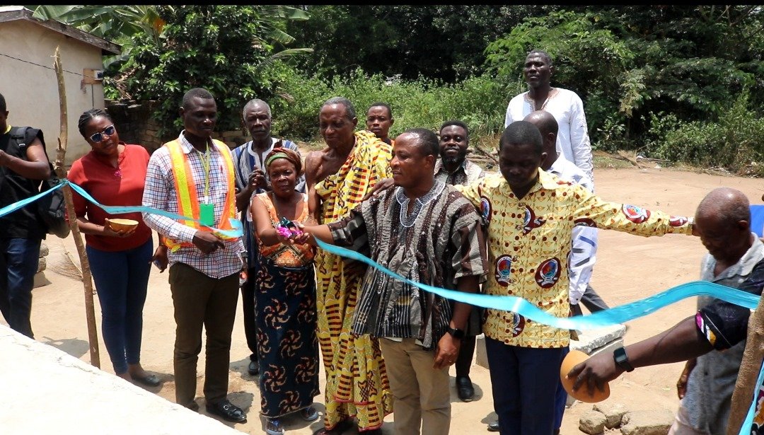 Akatsi North DCE commissions eight boreholes, promises 30 by end of 2025