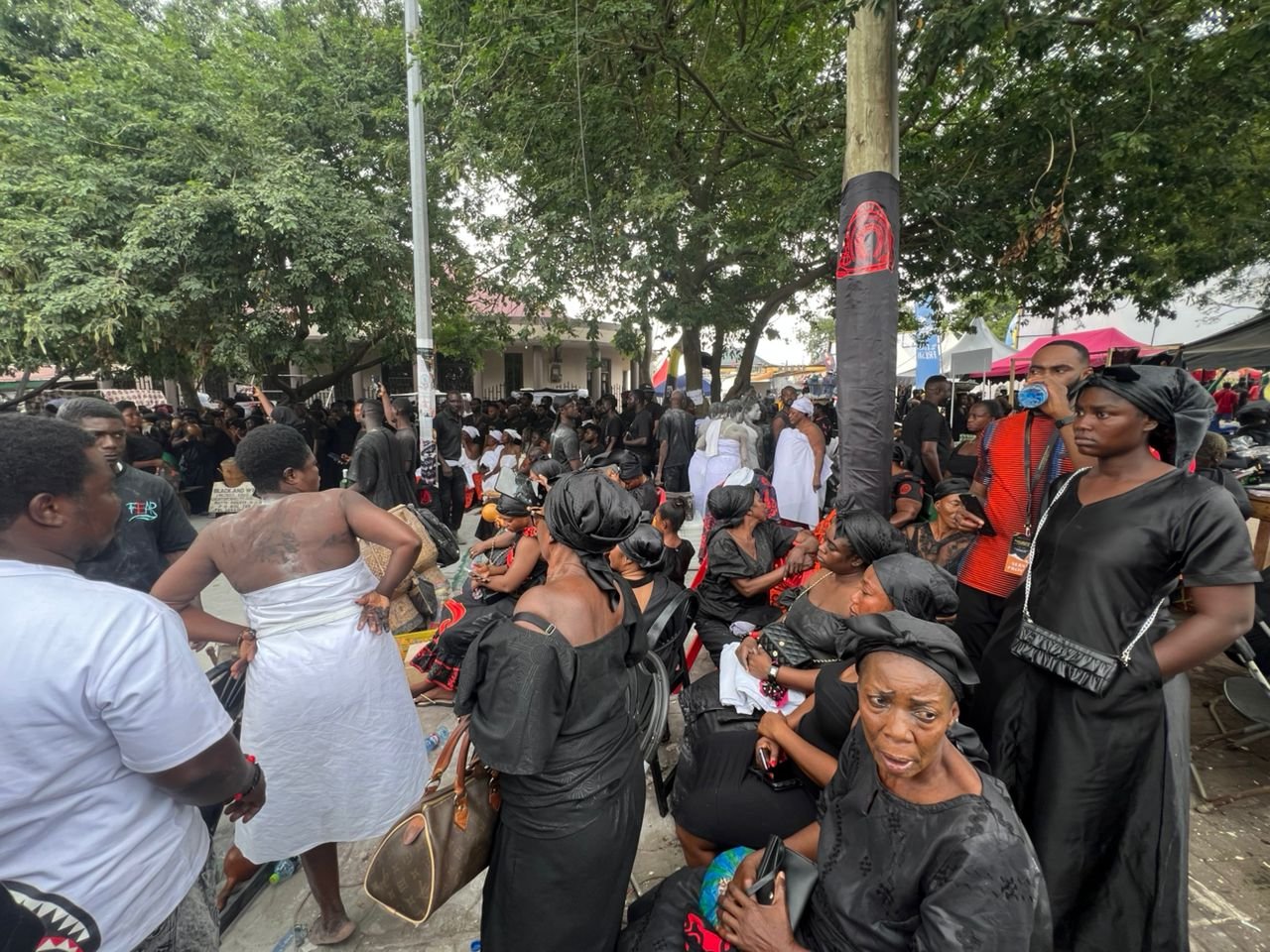 Manhyia Palace immersed in tradition as Asantehemaa’s burial rites begin today Manhyia Palace immersed in tradition as Asantehemaa’s burial rites begin today