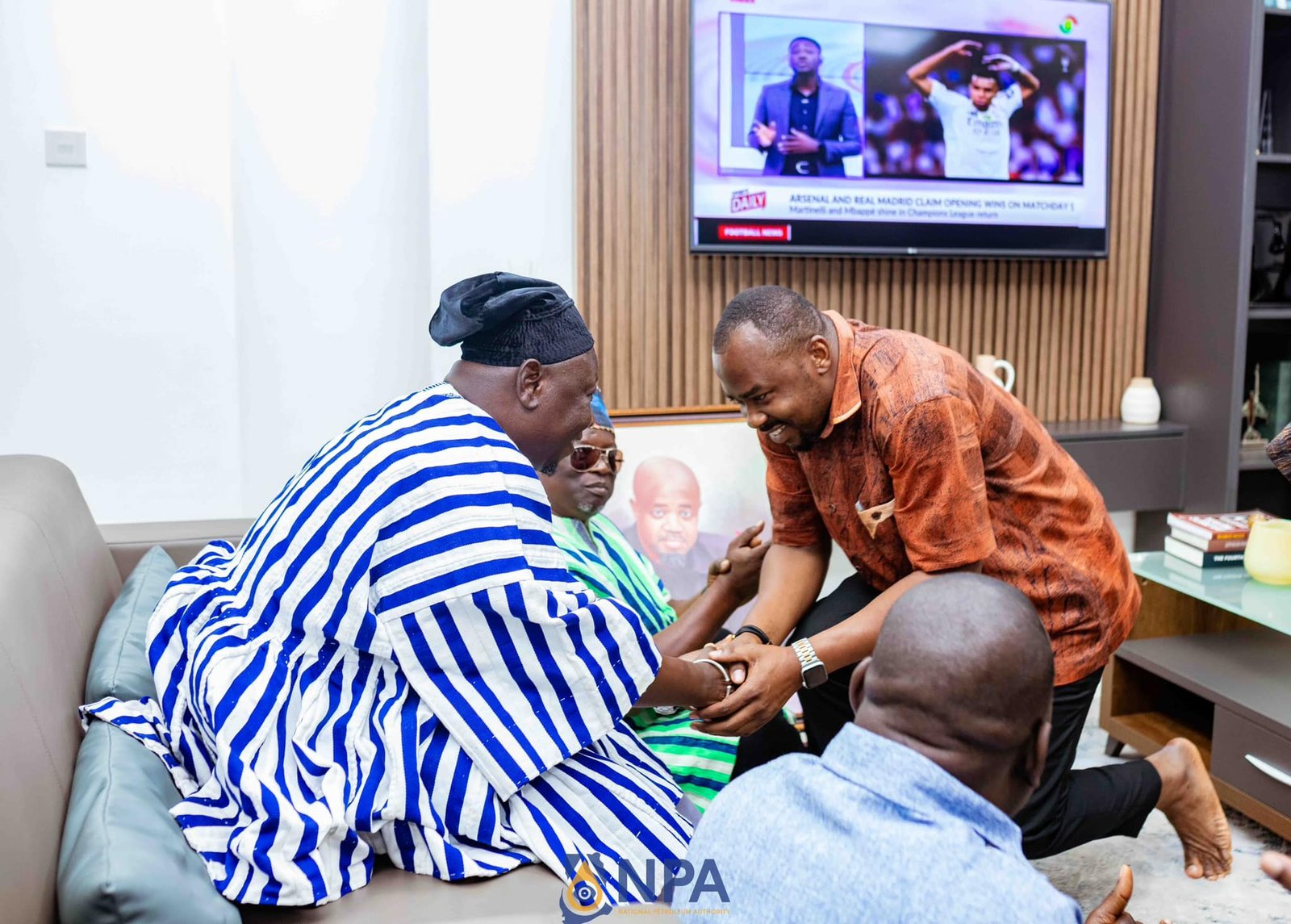 Yoo Naa congratulates Godwin Edudzi Tameklo on his appointment as NPA CEO