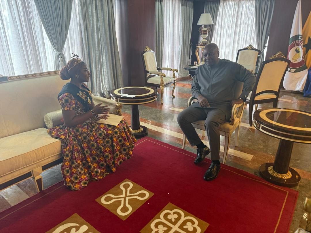 GMB 2024 winner, Nihad Titiaka meets Mahama; seeks support for her Climate Action Project GMB 2024 winner, Nihad Titiaka meets Mahama; seeks support for her Climate Action Project