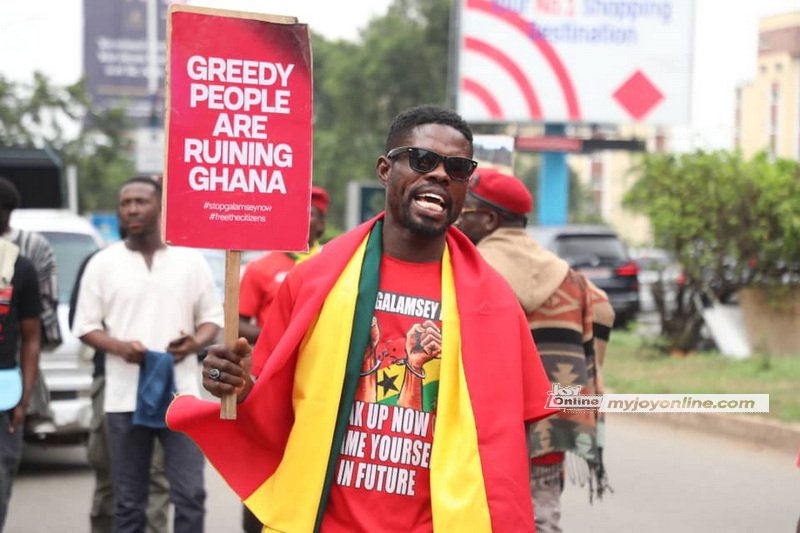 Photos: #StopGalamseyNow protest enters day two Photos: #StopGalamseyNow protest enters day two