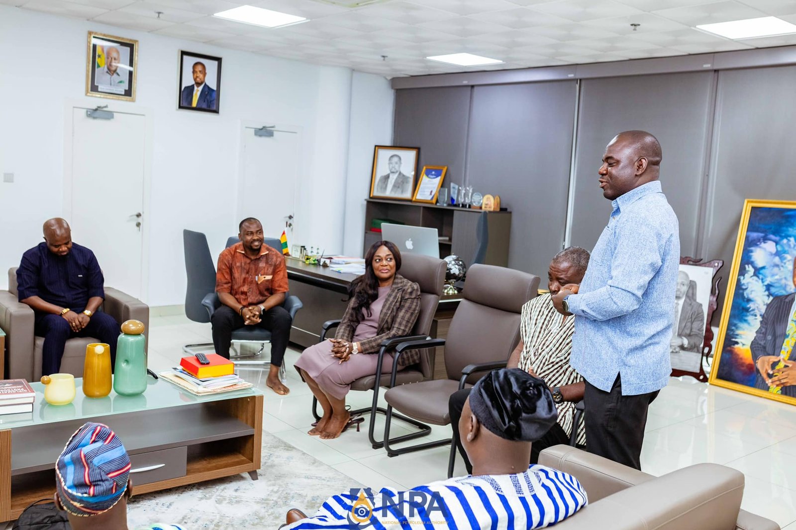 Yoo Naa congratulates Godwin Edudzi Tameklo on his appointment as NPA CEO