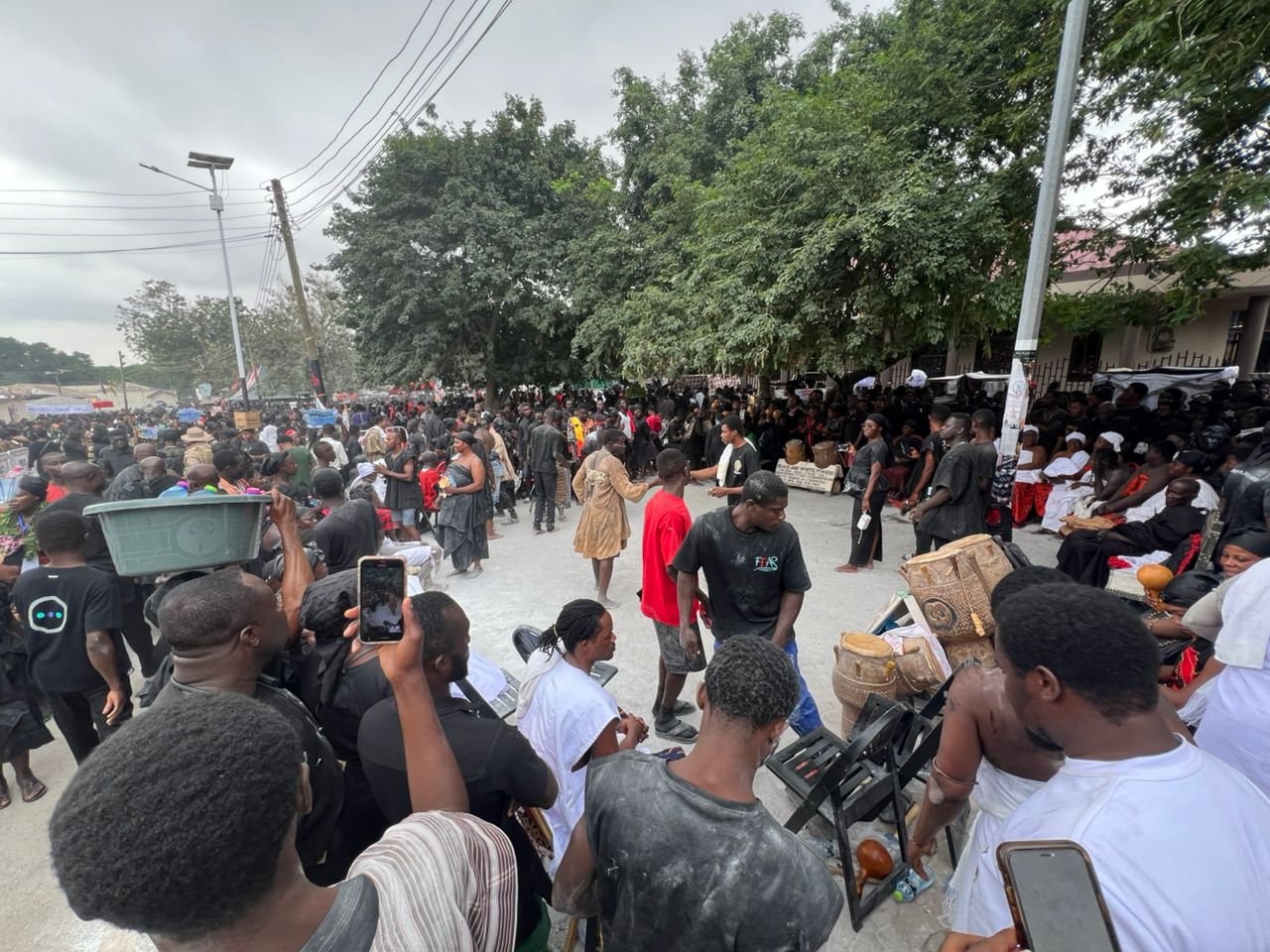 Manhyia Palace immersed in tradition as Asantehemaa’s burial rites begin today Manhyia Palace immersed in tradition as Asantehemaa’s burial rites begin today