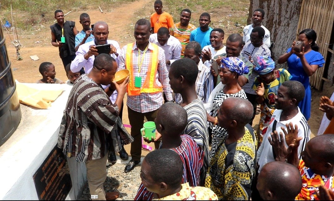 Akatsi North DCE commissions eight boreholes, promises 30 by end of 2025