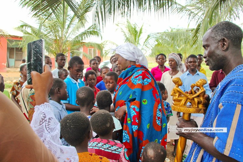 Kyekyewere Mawerehemaa celebrates birthday at orphanage