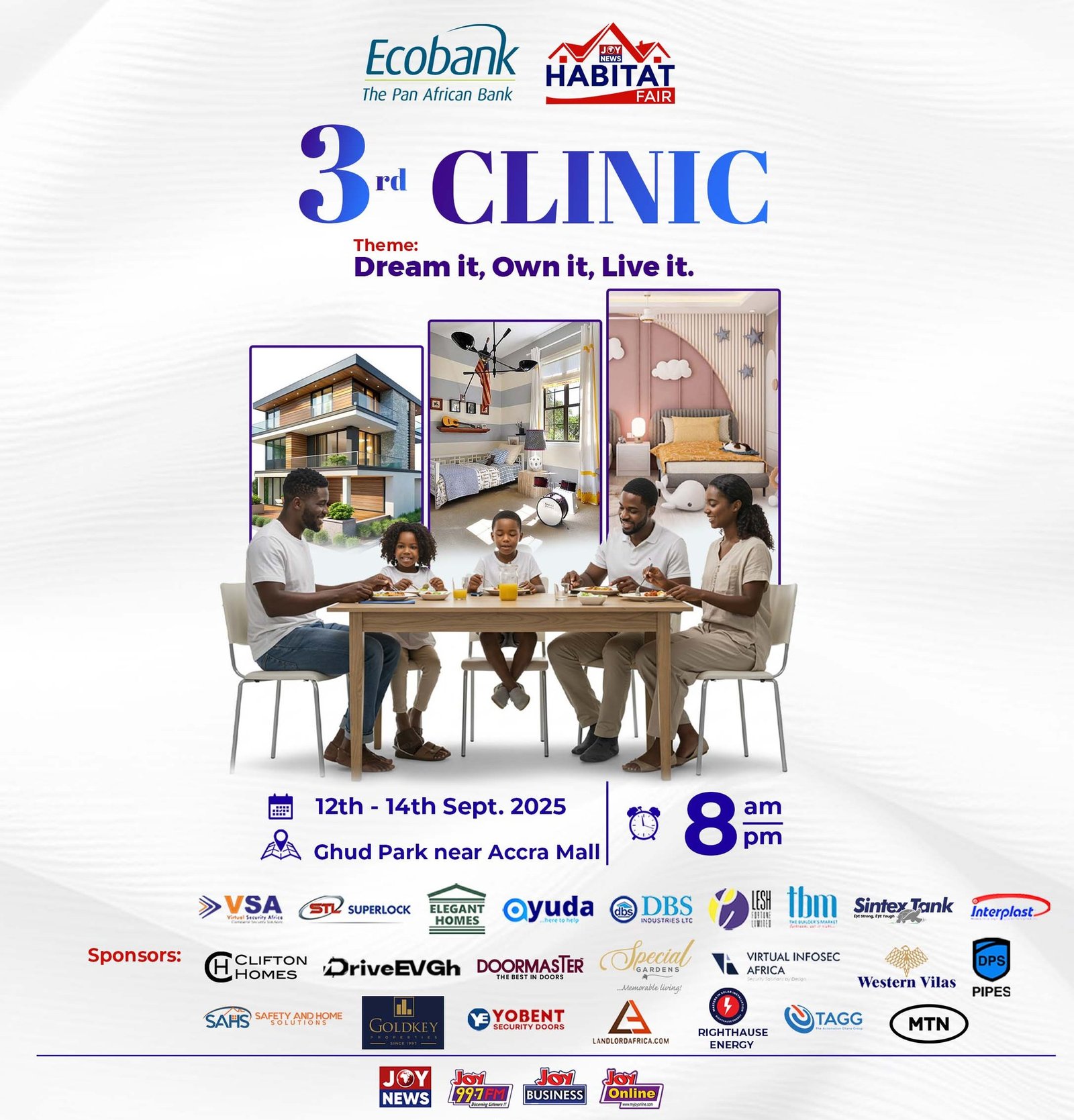Secure your last-minute home deals as Ecobank-JoyNews Habitat Fair climaxes today