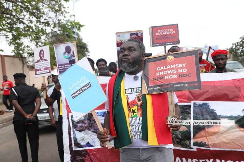 Photos: #StopGalamseyNow protest enters day two Photos: #StopGalamseyNow protest enters day two