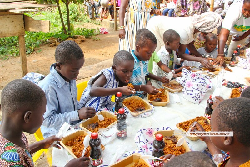 Kyekyewere Mawerehemaa celebrates birthday at orphanage