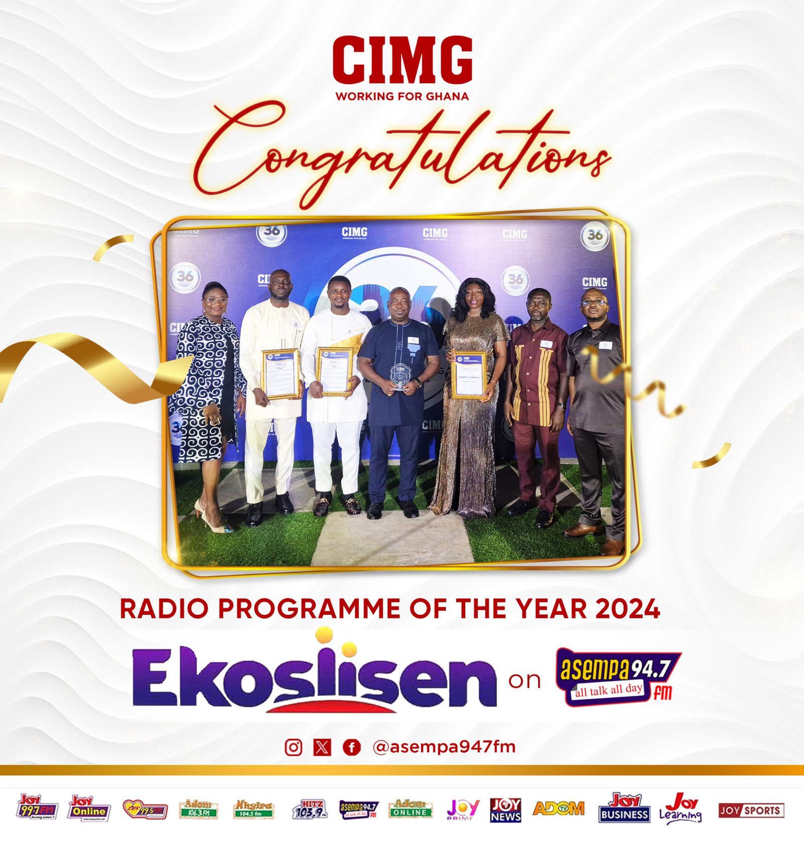 The Multimedia Group wins big with record honours at 2024 CIMG Awards